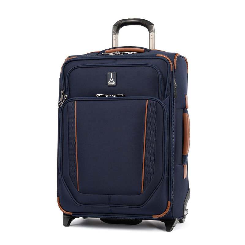 楽天ReVida 楽天市場店トラベルプロ メンズ スーツケース バッグ Travelpro Crew VersaPack Max Carry On Expandable Rollaboard Patriot Blue