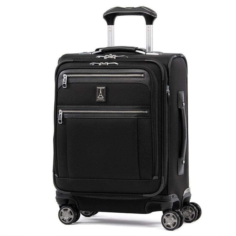 gxv Y X[cP[X obO Travelpro Platinum Elite International Expandable Carry-On Spinner Shadow Black