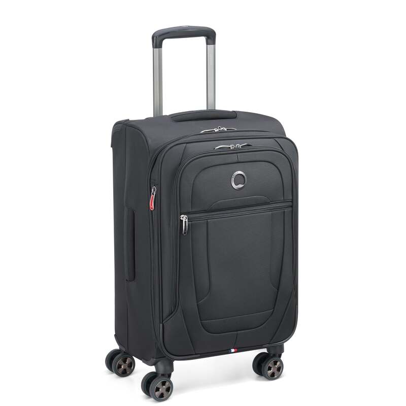 デルシー メンズ スーツケース バッグ Delsey Helium DLX 20 Expandable Spinner Carry-On Black