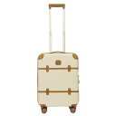 【送料無料】 ブリックス メンズ スーツケース バッグ Brics Bellagio 2.0 21" Carry-On Trolley Cream - limited stock