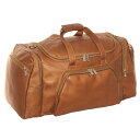 【送料無料】 ピエル レザー メンズ ボストンバッグ バッグ Piel Leather Sports Duffel Saddle