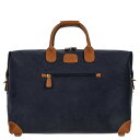 【送料無料】 ブリックス メンズ ボストンバッグ バッグ Brics Life 18" Cargo Duffle Navy