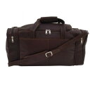 【送料無料】 ピエル レザー メンズ ボストンバッグ バッグ Piel Leather Small Duffel Bag Chocolate
