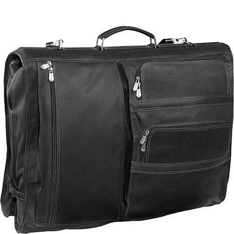 ̵ ԥ 쥶  ĥ Хå Piel Leather Executive Expandable Garment Bag Black