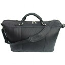 【送料無料】 ピエル レザー メンズ スーツケース バッグ Piel Leather Large Carry-On Satchel Black(4)