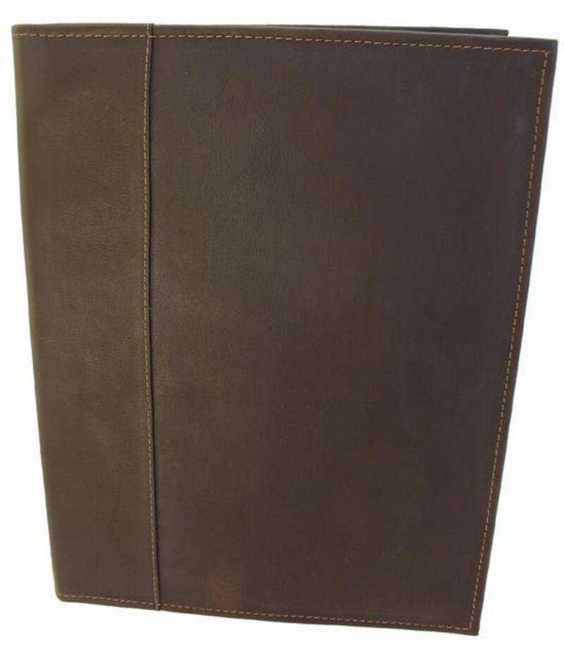【送料無料】 ピエル レザー メンズ ハンドバッグ バッグ Piel Leather Letter-Size Padfolio with Organizer Chocolate