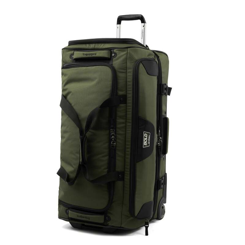 【送料無料】 トラベルプロ メンズ スーツケース バッグ Bold by Travelpro 30" Drop Bottom Rolling Duffel Olive/Black