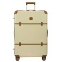 【送料無料】 ブリックス メンズ スーツケース バッグ Brics Bellagio 2.0 32" Spinner Trolley Cream - limited stock