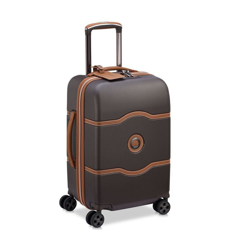 【送料無料】 デルシー メンズ スーツケース バッグ Delsey Chatelet Air 2.0 International Spinner Carry-On Chocolate Brown