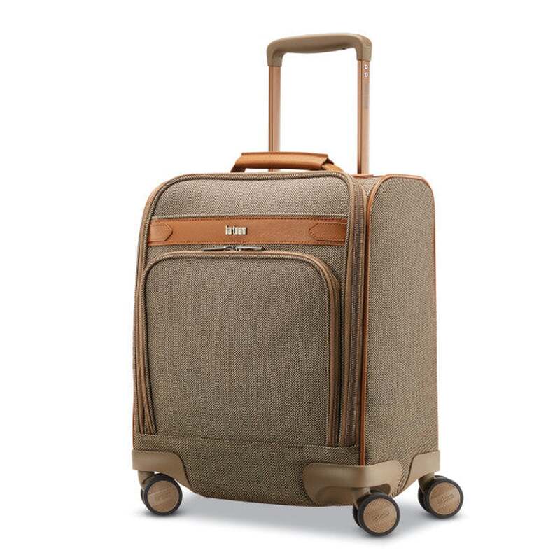 ̵ ϡȥޥ  ĥ Хå Hartmann Herringbone Deluxe Underseat Carry On Spinner Terracotta Herringbone