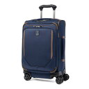 【送料無料】 トラベルプロ メンズ スーツケース バッグ Travelpro Crew Classic Compact Carry-On Expandable Spinner Patriot Blue