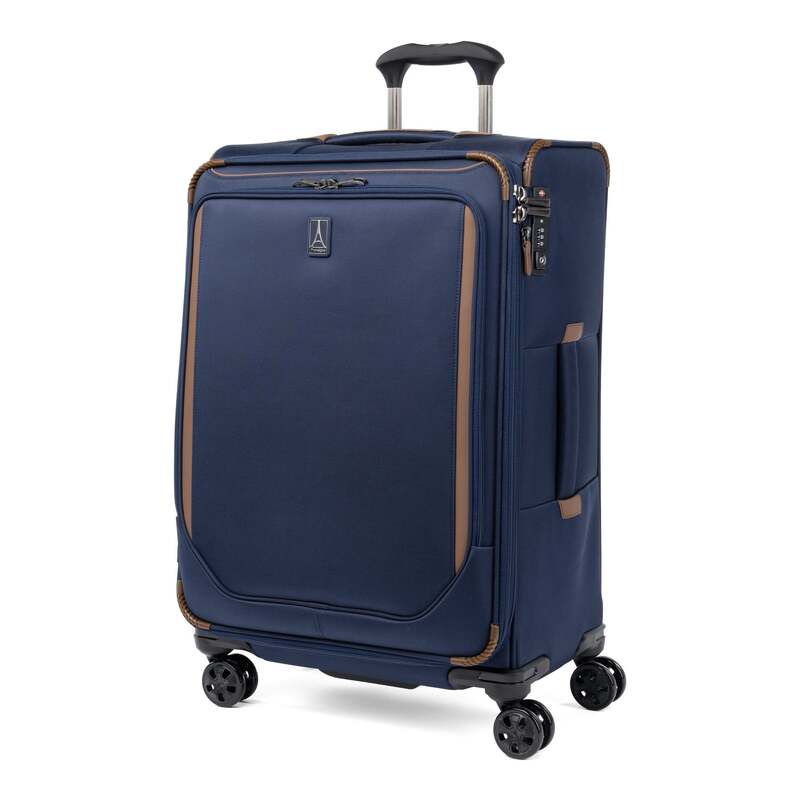 yz gxv Y X[cP[X obO Travelpro Crew Classic Medium Check-in Expandable Spinner Patriot Blue