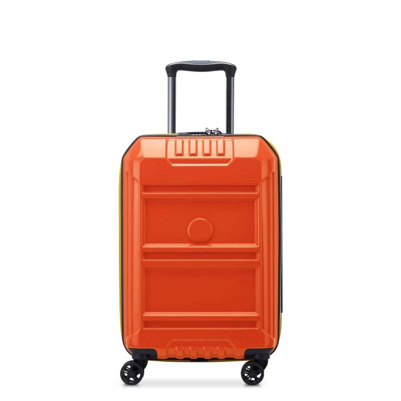 【送料無料】 デルシー メンズ スーツケース バッグ Delsey Rempart Spinner Carry-On Orange