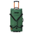【送料無料】 デルシー メンズ ボストンバッグ バッグ Delsey Jeep JS005A 31" Rolling Duffel Elm Green