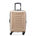 【送料無料】 デルシー メンズ スーツケース バッグ Delsey Jeep JH004C 20" Spinner Carry-On Beige