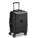 【送料無料】 デルシー メンズ スーツケース バッグ Delsey Cruise 3.0 Expandable Spinner Carry-On Black