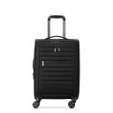【送料無料】 デルシー メンズ スーツケース バッグ Delsey Cruise 3.0 Soft 20" Expandable Spinner Carry-On Black