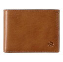 【送料無料】 ジョンストン&マーフィー メンズ 財布 アクセサリー Johnston & Murphy Rhodes Billfold Wallet Tan Full Grain(4)