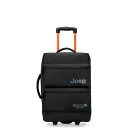 【送料無料】 デルシー メンズ ボストンバッグ バッグ Delsey Jeep JS006B 20" Rolling Duffel Black