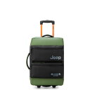 【送料無料】 デルシー メンズ ボストンバッグ バッグ Delsey Jeep JS006B 20" Rolling Duffel Elm Green