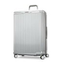 【送料無料】 サムソナイト メンズ スーツケース バッグ Samsonite Silhouette 18 Hardside Large Expandable Spinner Metallic Silver
