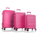 【送料無料】 ヘイズアメリカ メンズ スーツケース バッグ Heys Neo 3 Piece Spinner Set Fuchsia - discontinue...