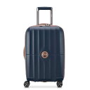 【送料無料】 デルシー メンズ スーツケース バッグ Delsey St Tropez Carry On Expandable Spinner Navy
