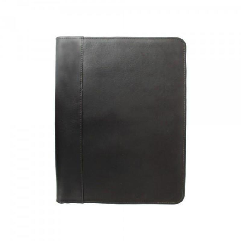 ピエル レザー メンズ バッグ ハンドバッグ Piel Leather Zippered Padfolio Chocolate チョコレート