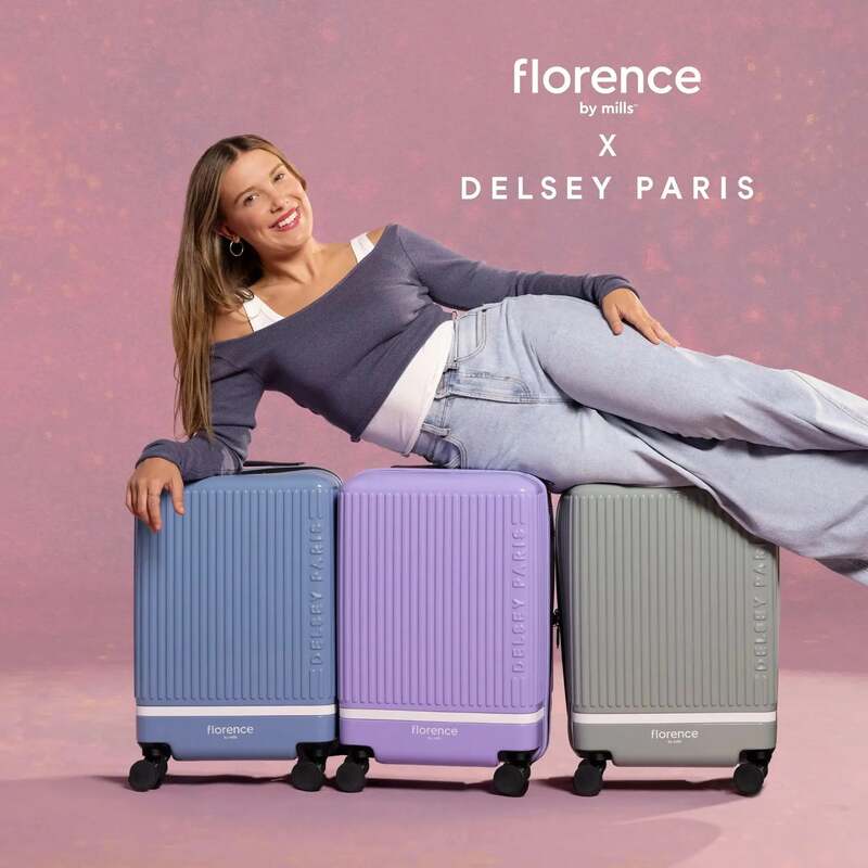 ReVida 楽天市場店のデルシー メンズ バッグ スーツケース プラスサイズ Delsey florence by mills Spin Me Away Carry-On Plus Expandable Spinner Sage Green グリーン｜アングル3