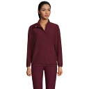 【送料無料】 ランズエンド レディース Tシャツ トップス Women's Lands' End Performance UPF 50 Quarter Zip Pullover Burgundy Space Dye(4)