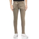 【送料無料】 エックスレイ メンズ カジュアルパンツ ボトムス Men's Xray Fitted Flex Cargo Pants Stone(4)