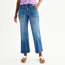【送料無料】 ドレイパージェームス レディース デニムパンツ ジーンズ ボトムス Women's Draper James Flat Front Wide Leg Pants Medium Wash(4)
