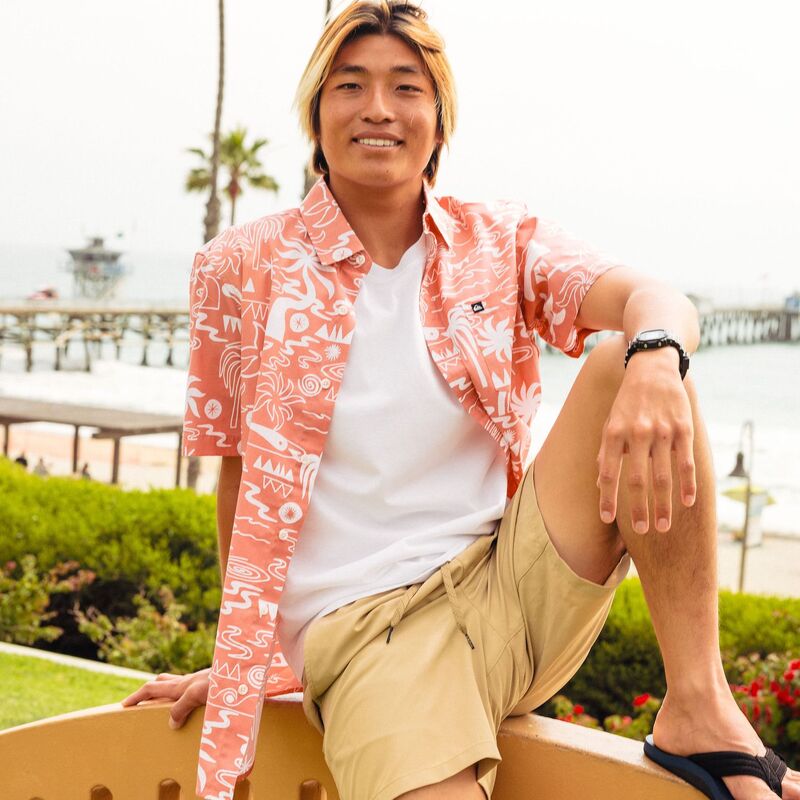 【送料無料】 クイックシルバー メンズ ハーフパンツ・ショーツ ボトムス Men's Quiksilver Seaside Amphibian Shorts Grey