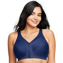 【送料無料】 グラマライズ レディース ブラジャー アンダーウェア Plus Size Glamorise Full-Figure MagicLift Fron...