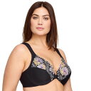 【送料無料】 グラマライズ レディース ブラジャー アンダーウェア Plus Size Glamorise Full-Figure Wonderwire Fro...