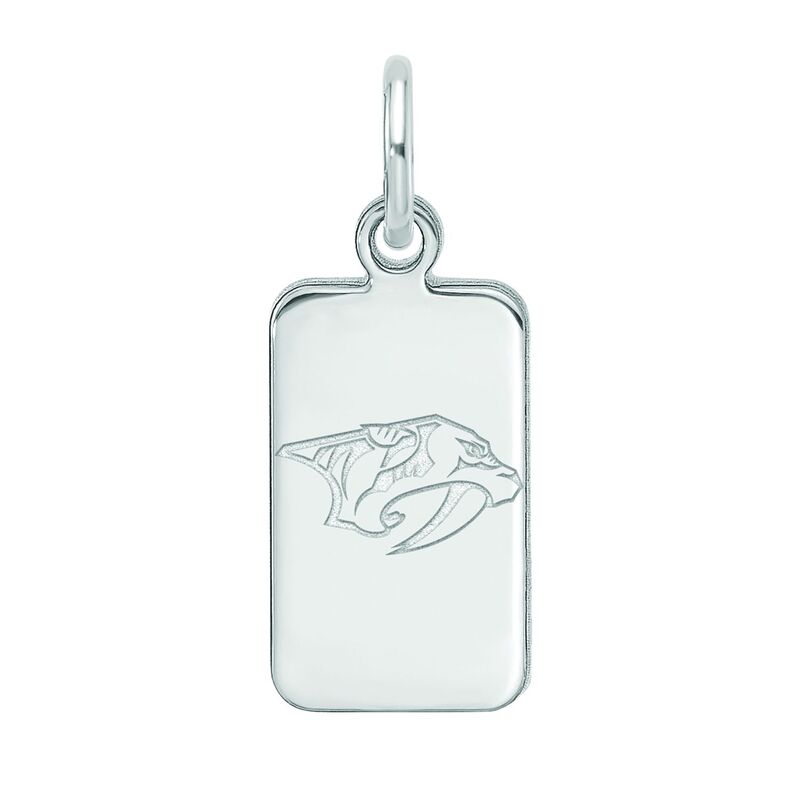 ロゴアート レディース アクセサリー ブレスレット・バングル・アンクレット LogoArt Sterling Silver Nashville Predators Tag Pendan..