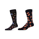 【送料無料】 メモイ メンズ 靴下 アンダーウェア Men's 2 Pair Sports Assortment Black