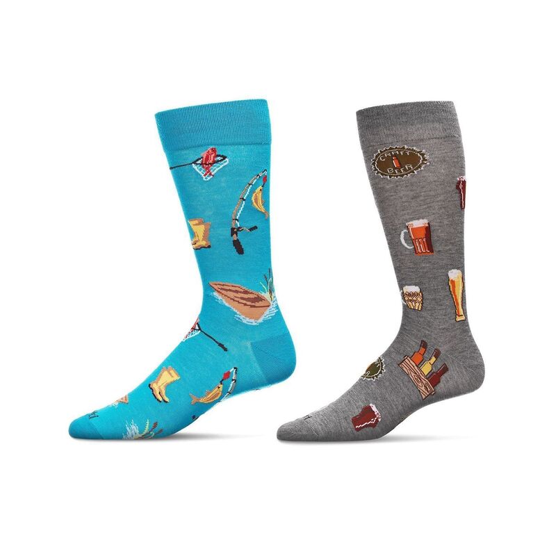 ̵ ⥤    Men's 2 Pair Sports Assortment Gray Multi