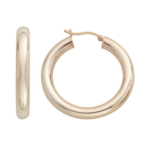 【送料無料】 アンブランデッド レディース ピアス・イヤリング アクセサリー 18k Gold-Over-Silver Hoop Earrings Gold 【送料無料】 アンブランデッド レディース ピアス・イヤリング アクセサリー 18k Gold-Over-Silver Hoop Earrings Gold