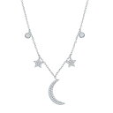 【送料無料】 アンブランデッド レディース ネックレス・チョーカー・ペンダントトップ アクセサリー Sterling Silver Cubic Zirconia...