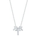 【送料無料】 アンブランデッド レディース ネックレス・チョーカー・ペンダントトップ アクセサリー Sterling Silver Triple Cross N...