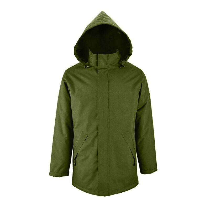 ソルズ レディース アウター ジャケット・ブルゾン SOLS Unisex Adults Robyn Padded Jacket Forest Green グリーン
