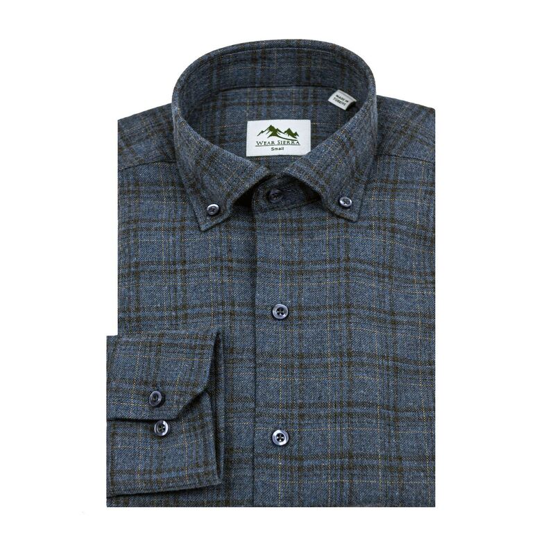 ウェアシエラ レディース トップス Tシャツ ボタンダウン コットン ダウン Wear Sierra Top Shelf Men's Turkish Cotton Long Sleeve Button Down Shirt in Combed Cottonavy ネイビー