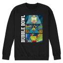 【送料無料】 ライセンス キャラクター メンズ Tシャツ トップス Men's SpongeBob SquarePants Sweet Victory Sweatshirt Black(4)