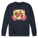 【送料無料】 ライセンス キャラクター メンズ Tシャツ トップス Men's Wizard Of Oz Toto Frame Fleece Sweatshirt Navy