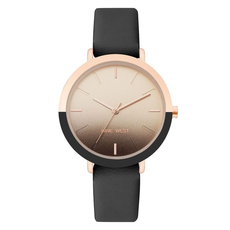 【送料無料】 ナインウェスト レディース 腕時計 アクセサリー Nine West Women's Two Tone Degrade Dial Watch Rose Gold Tone Ombre