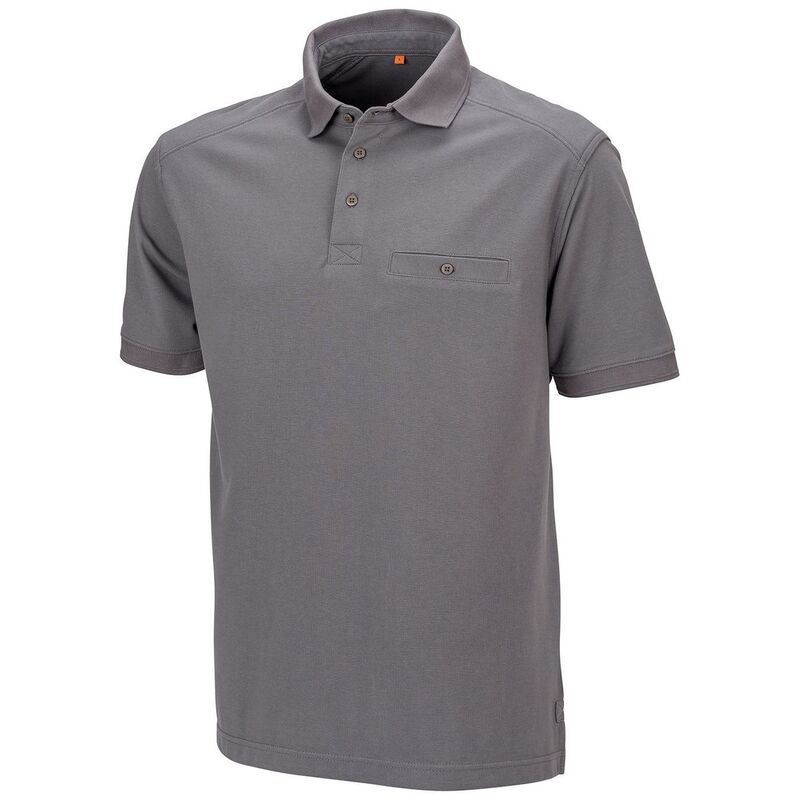 リザルト レディース トップス Tシャツ ポロシャツ WORK-GUARD By Result Mens Apex Pique Polo Shirt Workguard Grey グレー