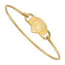【送料無料】 ロゴアート レディース ブレスレット・バングル・アンクレット アクセサリー LogoArt Florida Panthers 14k Gold Over Silver Wire Bangle Bracelet Gold Tone