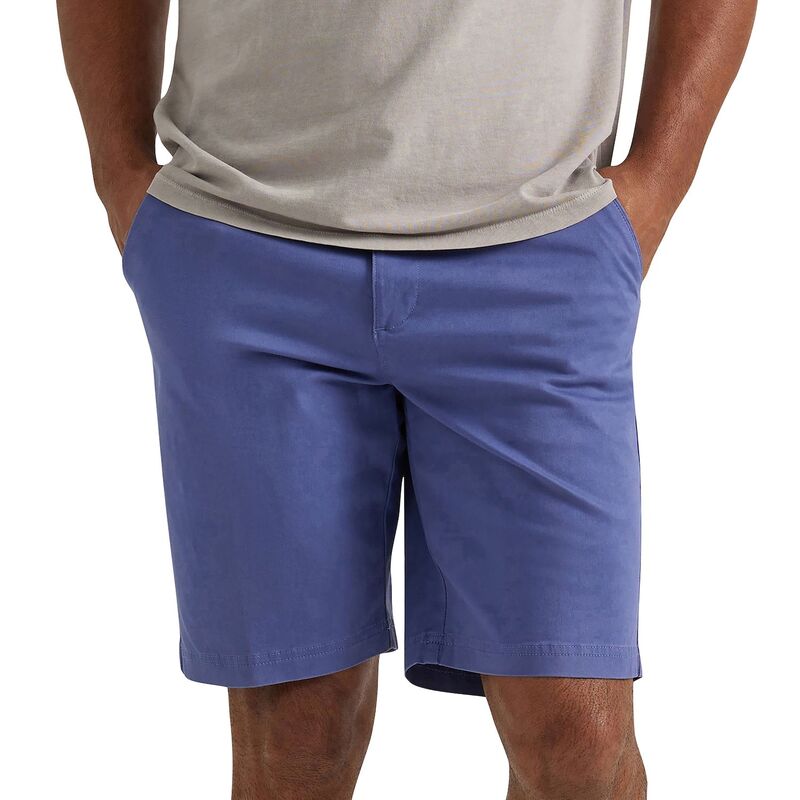 【送料無料】 リー メンズ ハーフパンツ・ショーツ ボトムス Men's LeeR 10" Extreme Comfort Flat-Front Shorts Surf Blue
