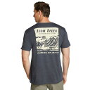 【送料無料】 エディー バウアー メンズ Tシャツ トップス Men's Eddie Bauer Graphic Tee Navy Heather(4)